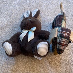 Bundle, Brown Dog | Rabbit monochromatic Plushies